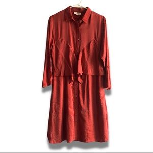 Women’s, Dress, entro, Large, Rusty Orange